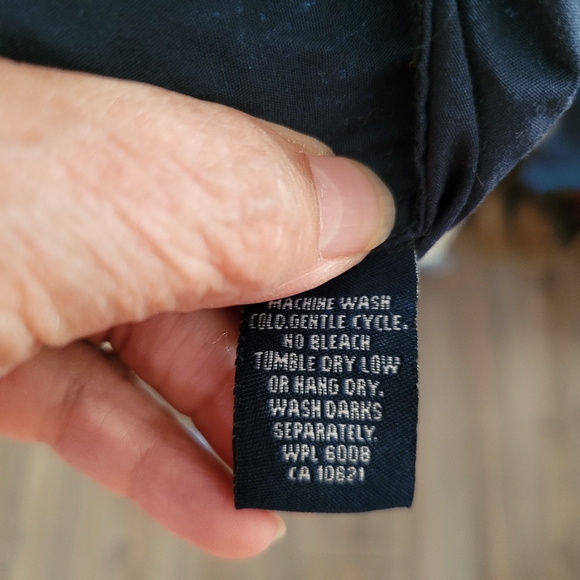 (2825) Rough Stock Panhandle Slim Western Top ,Shirt,Blue Paisley, Size Medium - Picture 10 of 11